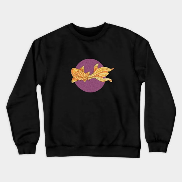 goldfish Crewneck Sweatshirt by chequer